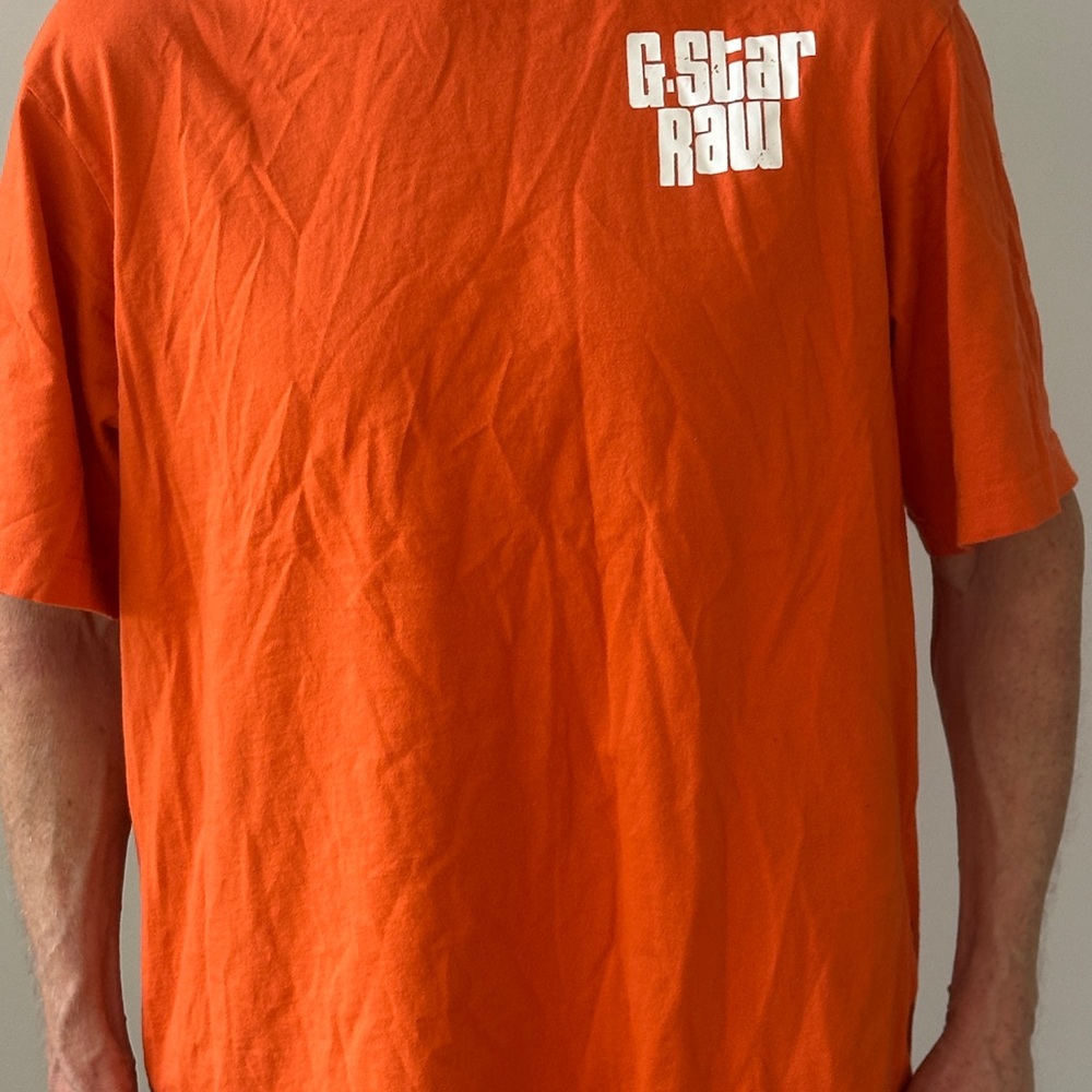 G-Star Bold Orange Short Sleeve Tee - Picture 8 of 13